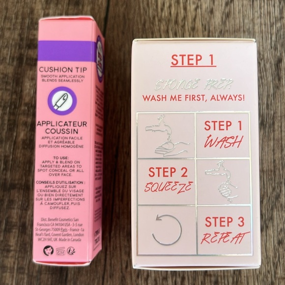 NEW Make Up Bundle Concealer, Beauty Blender, Eye Shadow, Sponge, Butterfly Bag - Picture 9 of 16